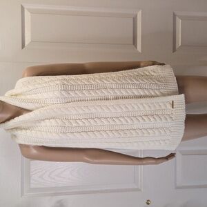 Michael Kors Cream Cable Knit Women's Scarf